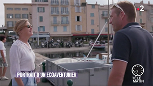 FRANCE 2 TÉLÉMATIN EXPO FONDATION PLANETSOLAR ST TROPEZ SEPT 2019